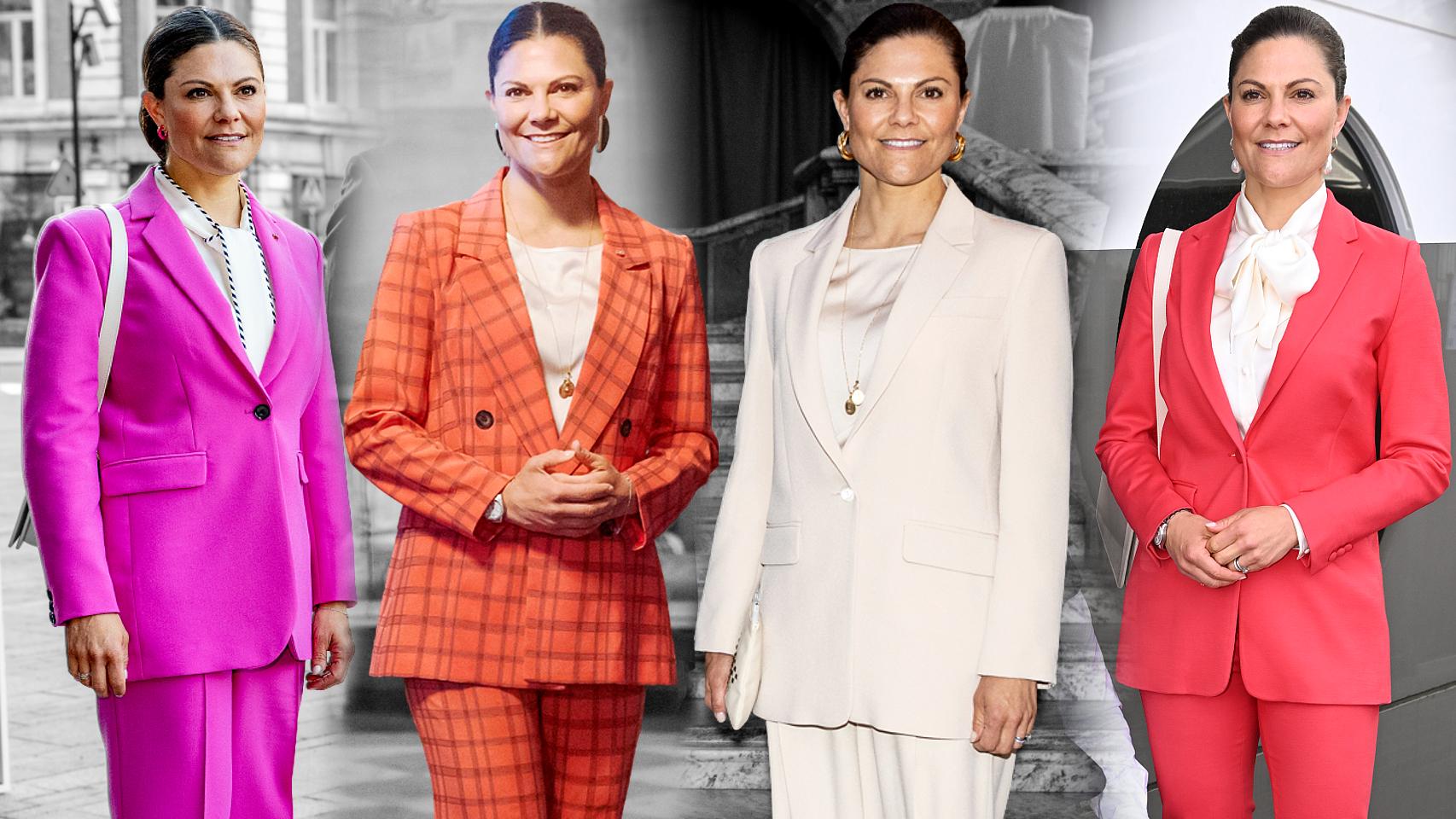 Victoria de Suecia trajes