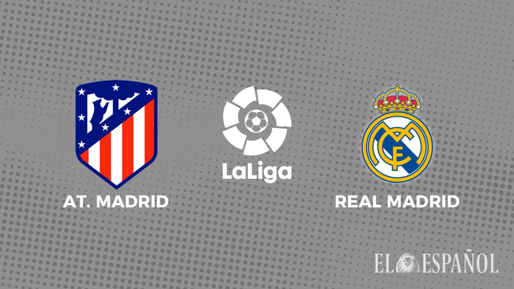 Dónde ver y horario por TV el derbi Atlético de Madrid - Real Madrid