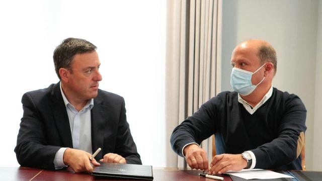 Presidente de la Diputación y alcalde de Vilarmaior