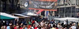 Celebración en las calles de Bouzas de A Brincadeira.