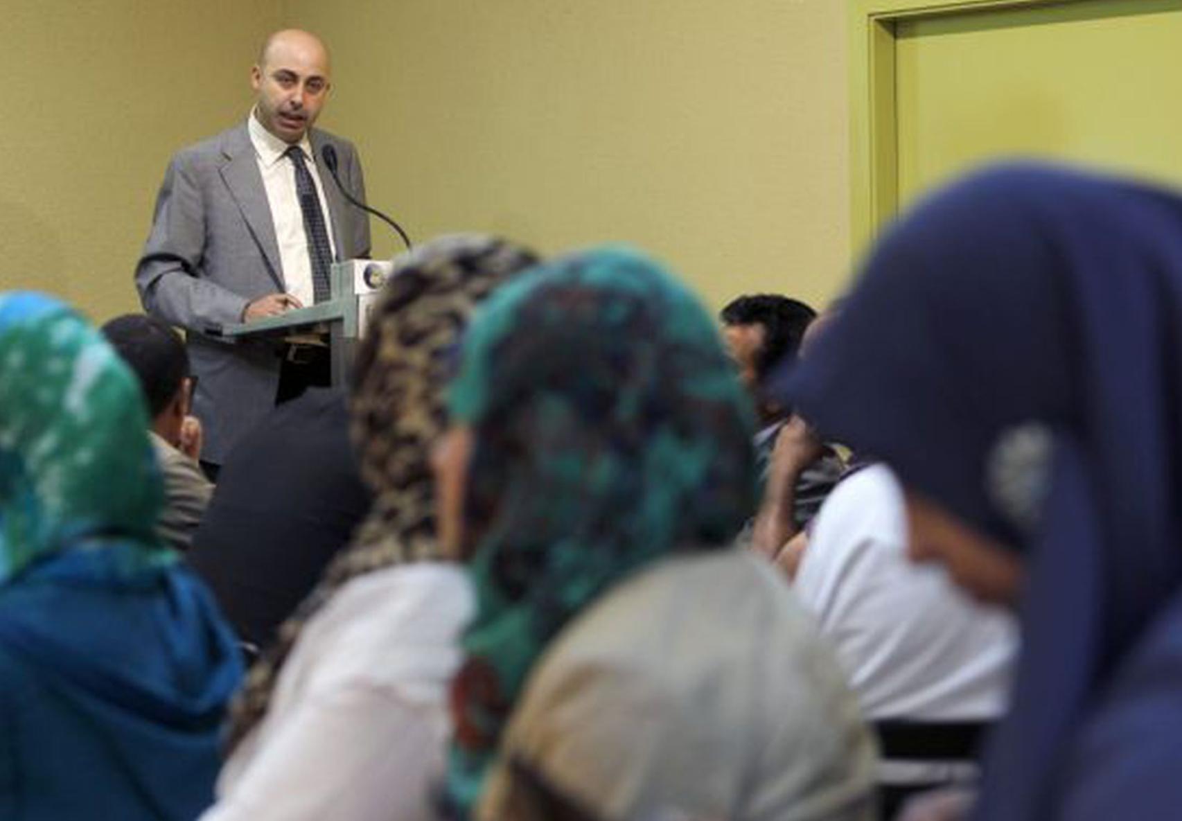 Noureddin Ziani durante un curso.