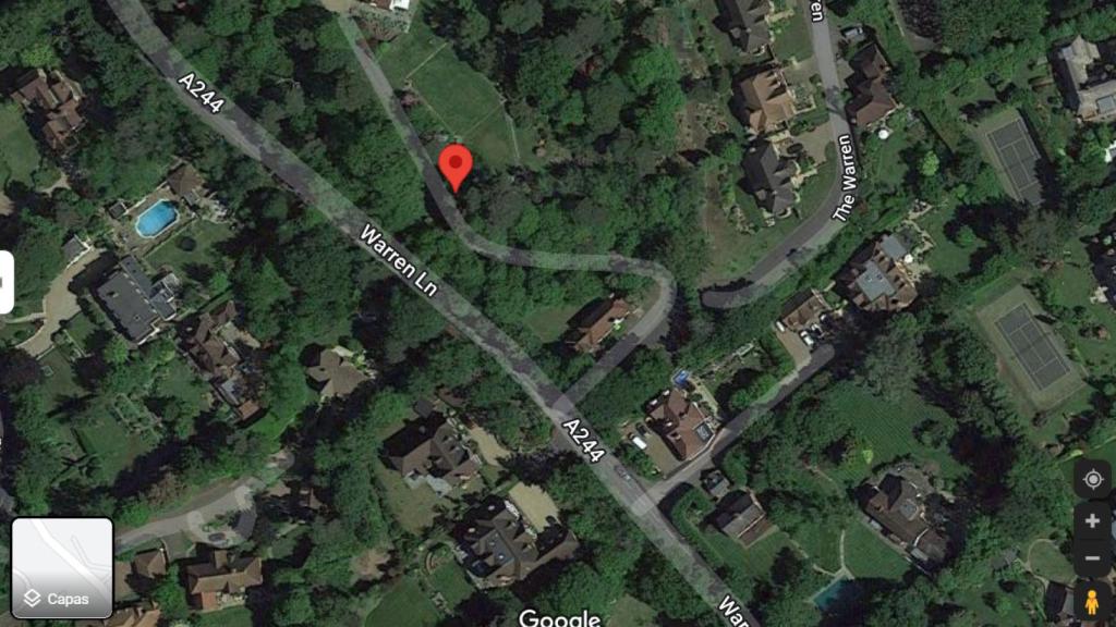 Oxshott Surrey donde atropellaron a Odretetsky