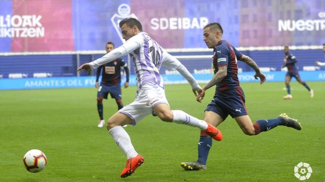 Oscar Plano en un partido anterior en Ipurua