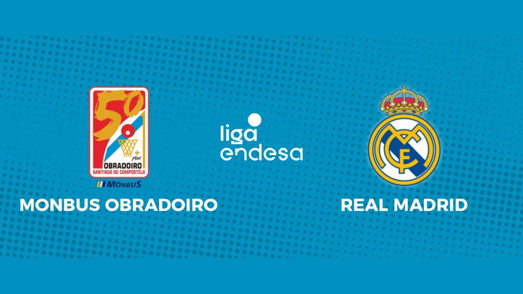 Monbus Obradoiro - Real Madrid: siga el partido de la Liga Endesa, en directo