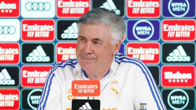 Ancelotti, en rueda de prensa