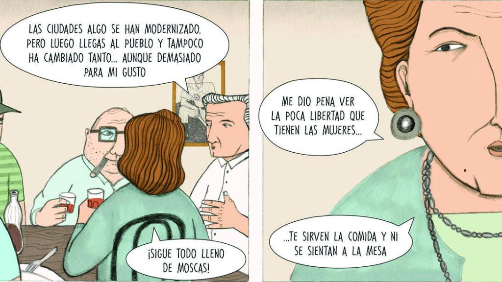 'Asturias, Dear Homeland', de Ana Penyas,  en 'Illustrating Spain in the US' (Fantagraphics)