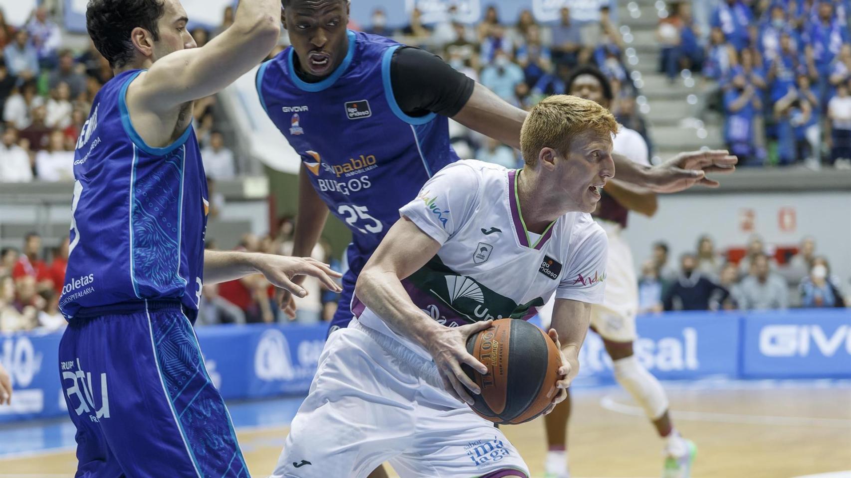 Alberto Díaz durante el partido de la Liga ACB contra San Pablo Burgos