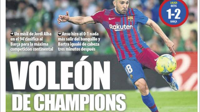 Portada Mundo Deportivo (08/05/22)