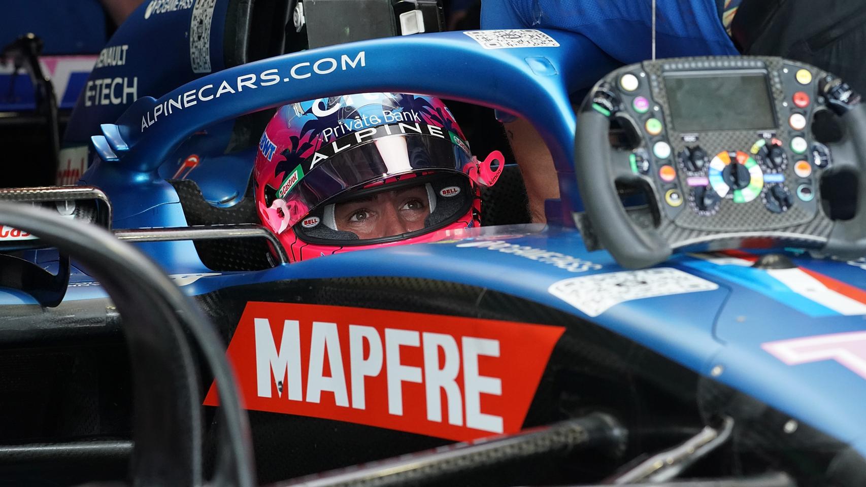Fernando Alonso, en el Gran Premio de Miami de F1 2022