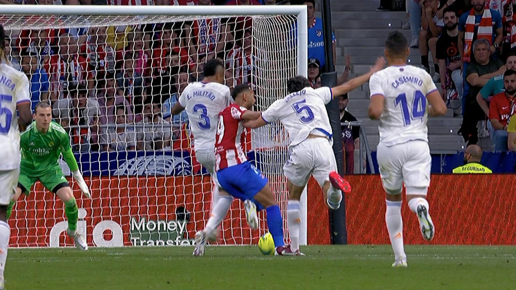Penalti de Jesús Vallejo