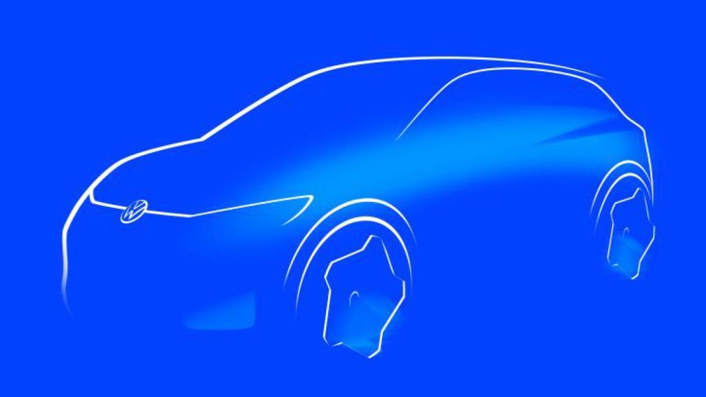 Boceto del que podría ser el próximo Volkswagen ID.2.