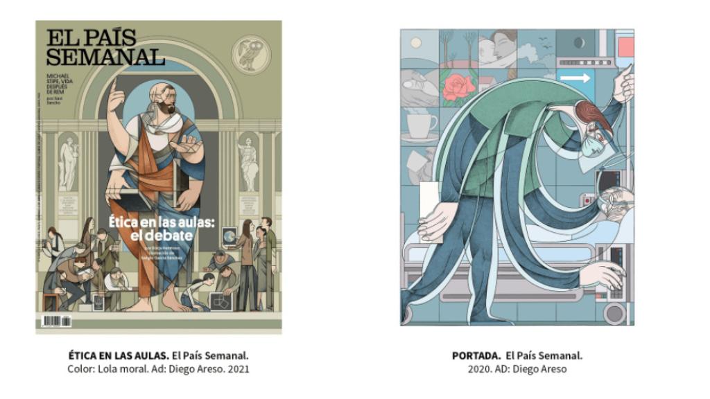 Varios de sus colaboración en 'El País Semanal'.
