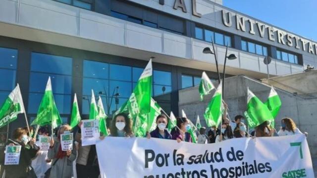 Imagen de archivo de una concentración de Satse