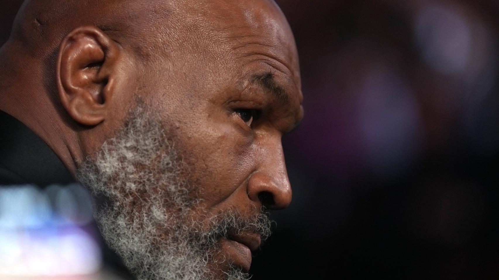Mike Tyson, en un combate de boxeo en Las Vegas