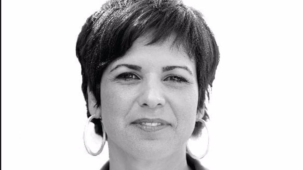 La candidata de Adelante Andalucía, Teresa Rodríguez, en la imagen que irá en la papeleta.