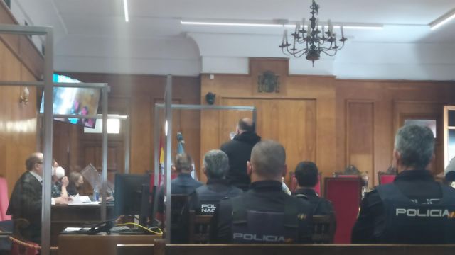 Una imagen durante el juicio.