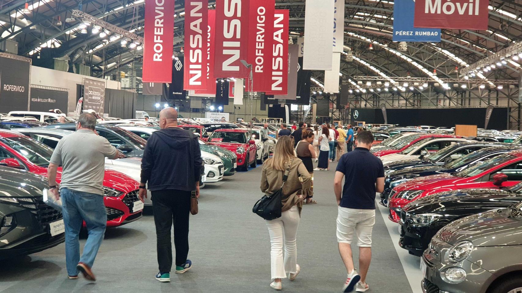 Imagen de la feria Motorocasión de Vigo.