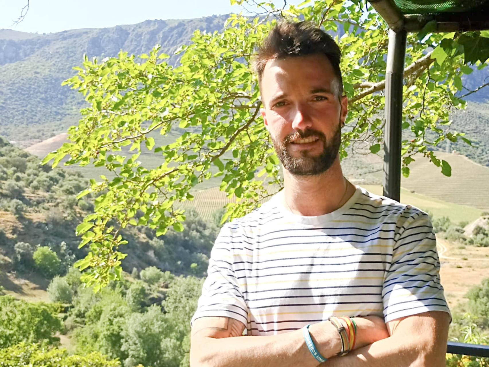 El alcalde de Lumbrales, Carlos Pedraz