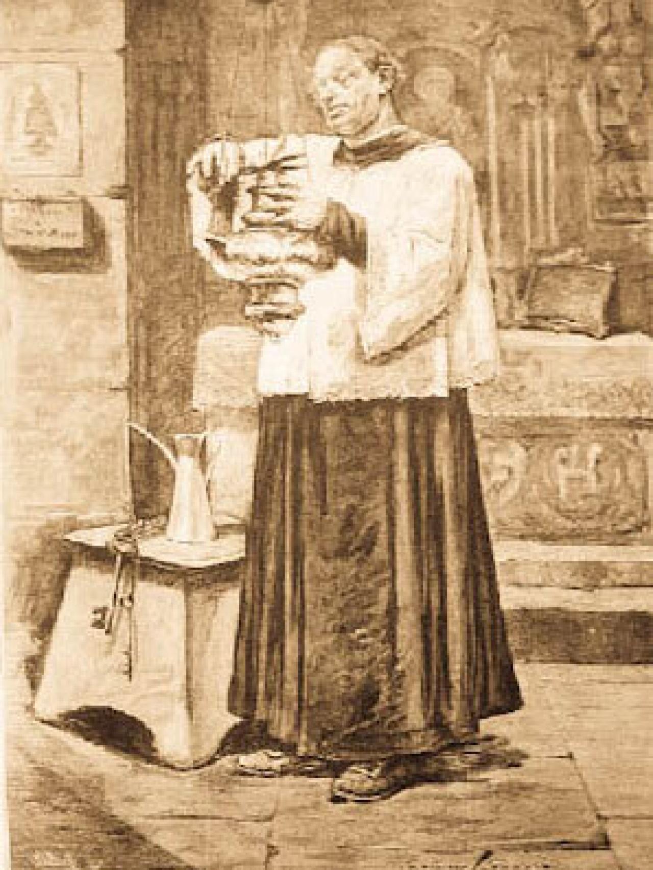 Los sacristanes de antaño