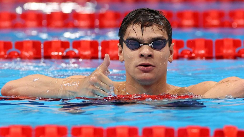 Evgeny Rylov, uno de los deportistas rusos que ha mostrado su apoyo a Vladimir Putin.