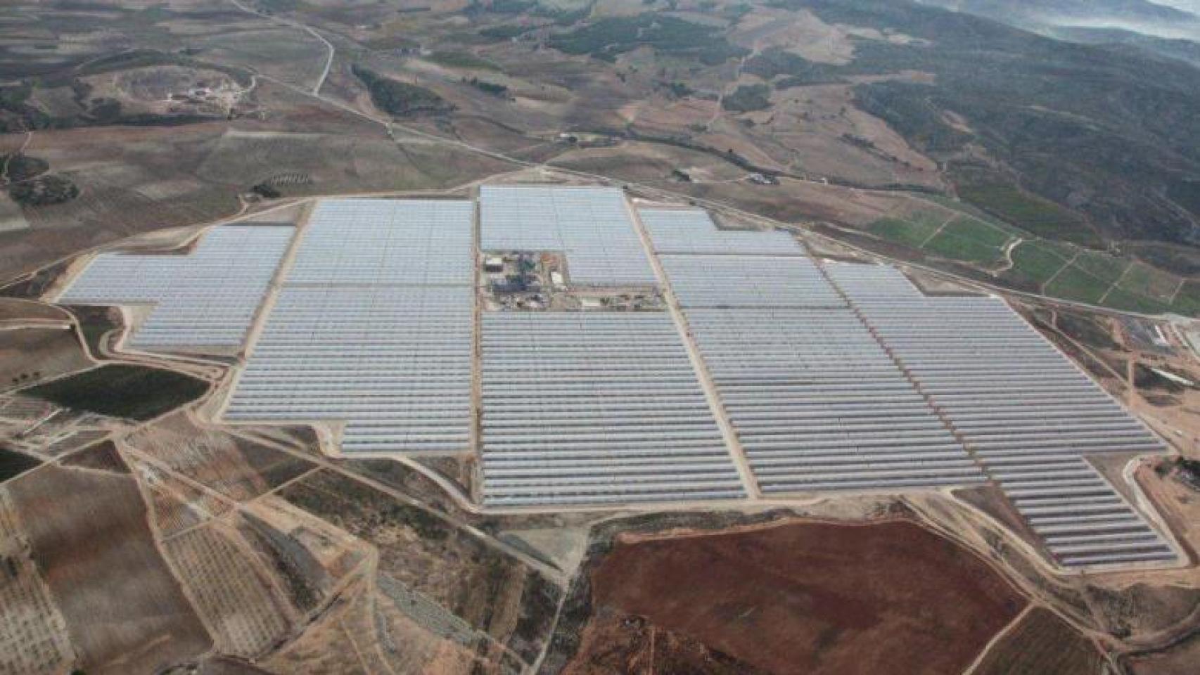 Una plantación solar en Villena.
