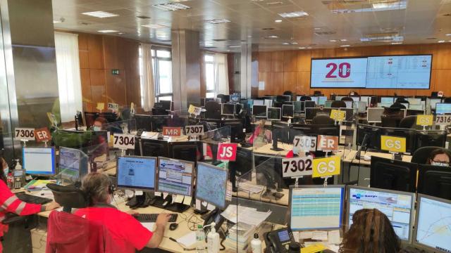 Servicio de atención al 112 en las instalaciones de Valladolid