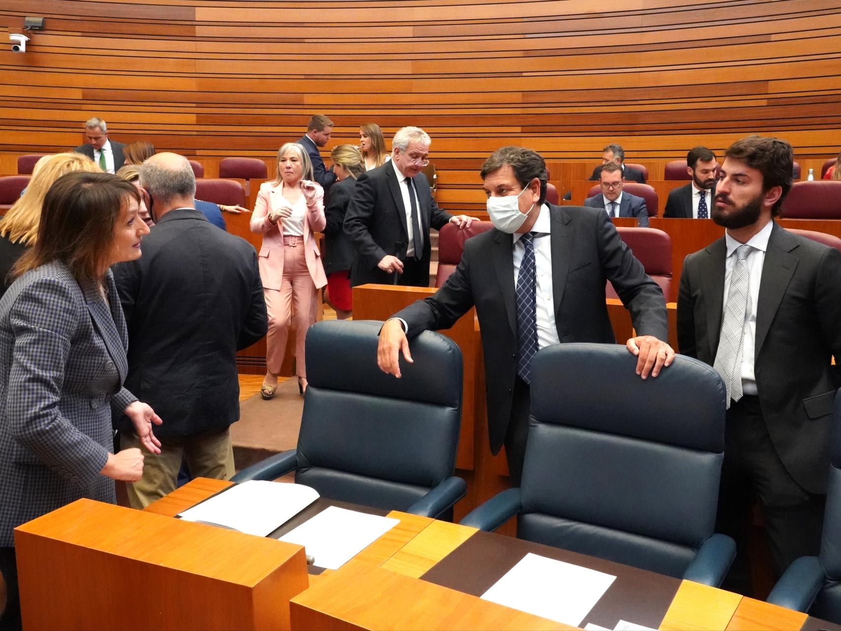 El pleno de las Cortes de este martes.