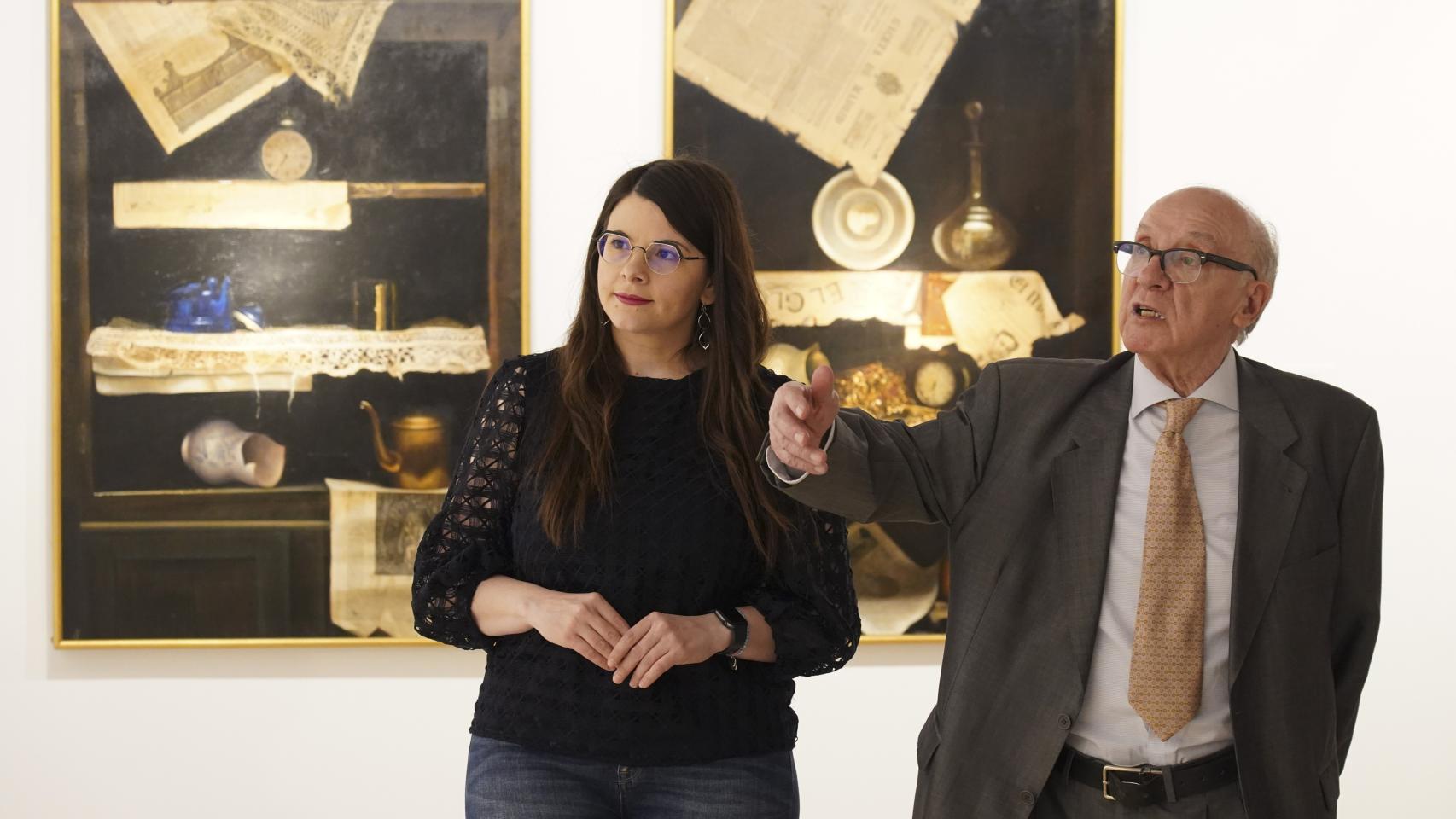 Gema Gómez con Santiago Estévez