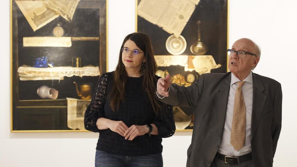 Gema Gómez con Santiago Estévez