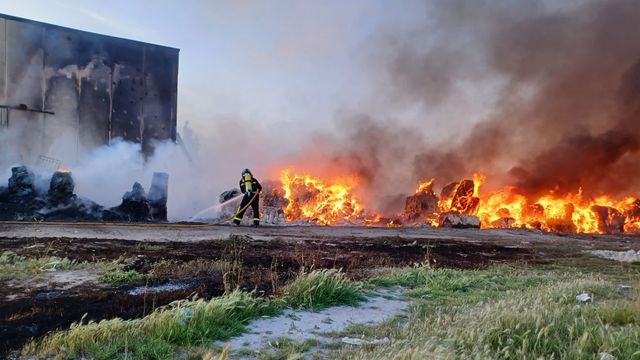 Incendio Aldeamayor de San Martín