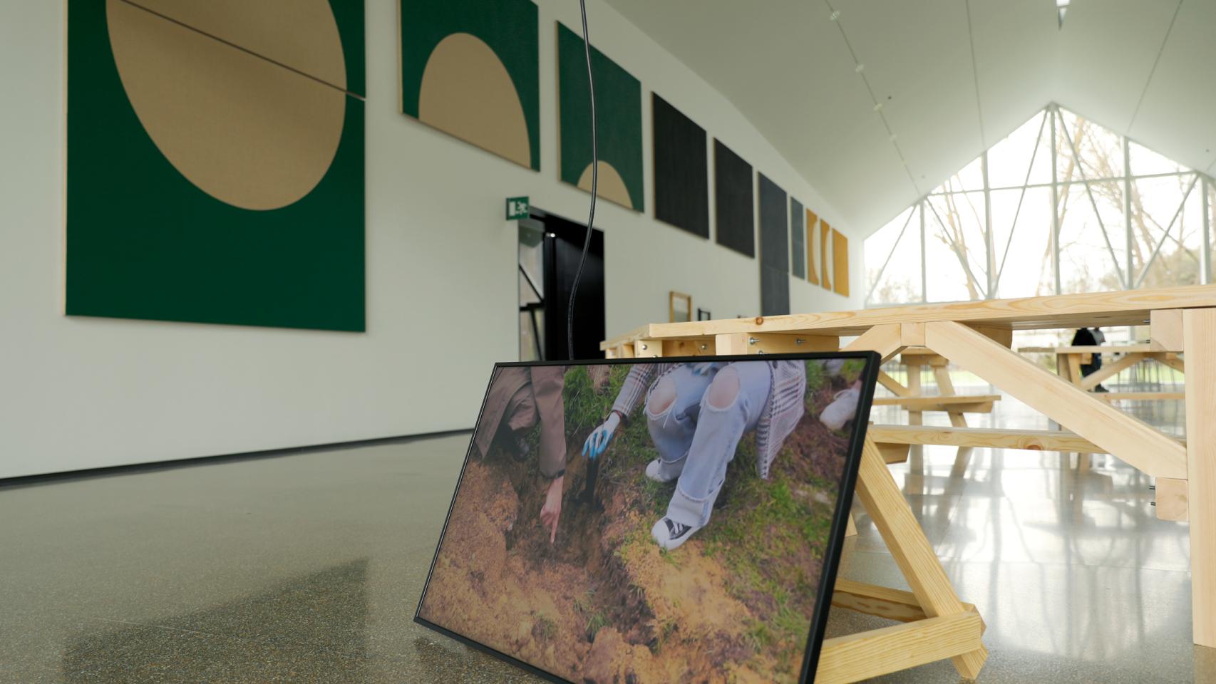 Vista de la exposición de Antonio Ballester Moreno en la Fundación Cerezales Antonino y Cinia