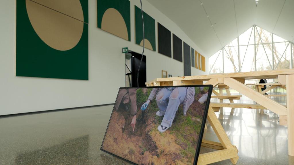 Vista de la exposición de Antonio Ballester Moreno en la Fundación Cerezales Antonino y Cinia