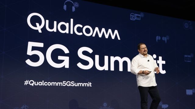 Cristiano Amon, CEO de Qualcomm, durante la keynote.