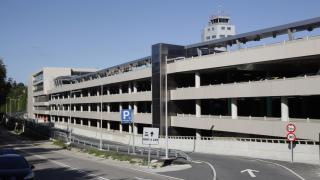 Aparcamiento del aeropuerto de Vigo.