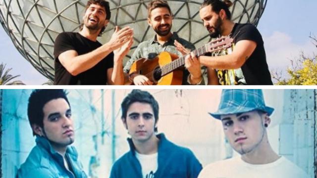 Fondo Flamenco en una foto actual y en el pasado.