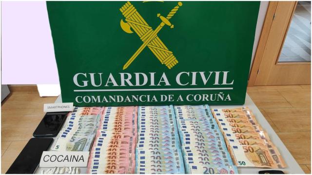 Elementos incautados en la operación.