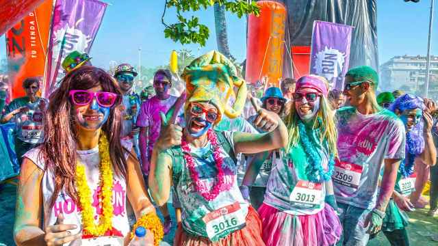 Carrera Holi Life en Vigo.