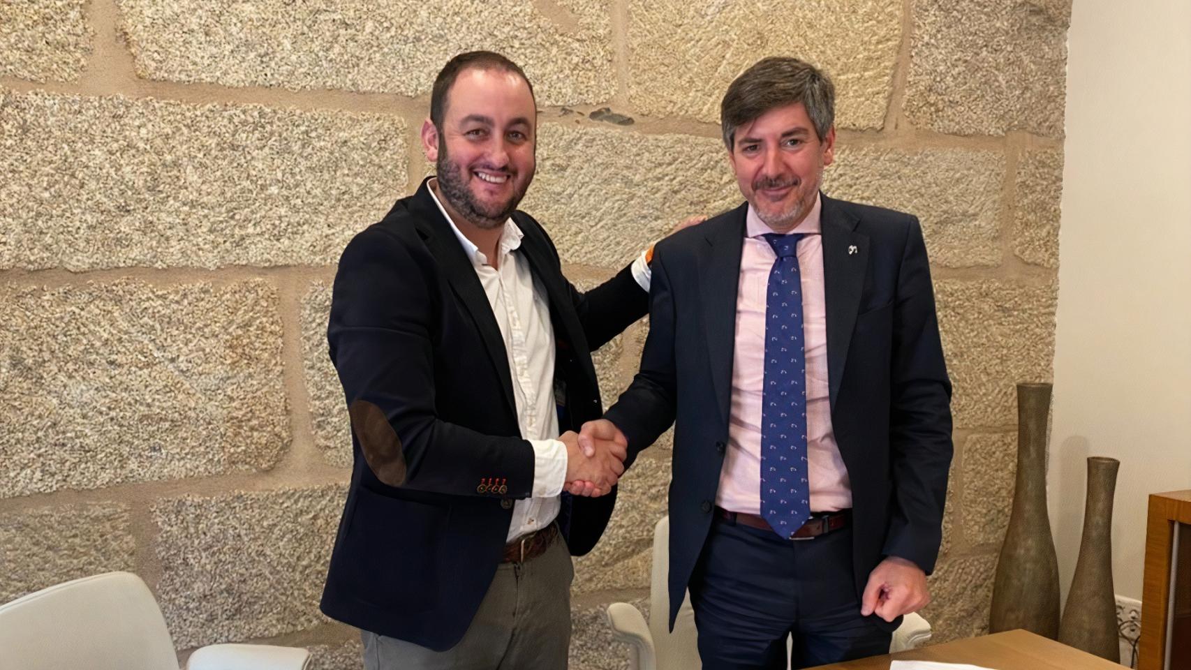 Daniel Panteón y Alfredo Blanco (dcha.).