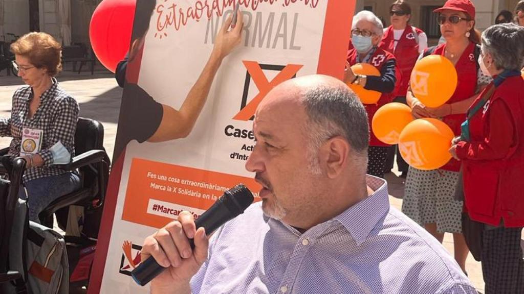 Antonio Ruescas, durante su intervención.