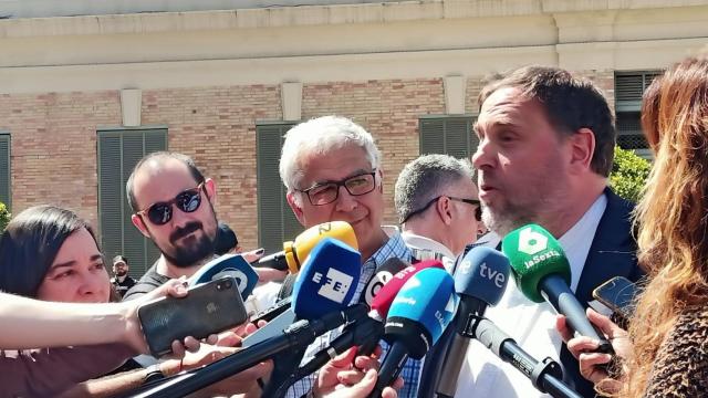 El presidente de ERC, oriol Junqueras, este martes en Alicante.
