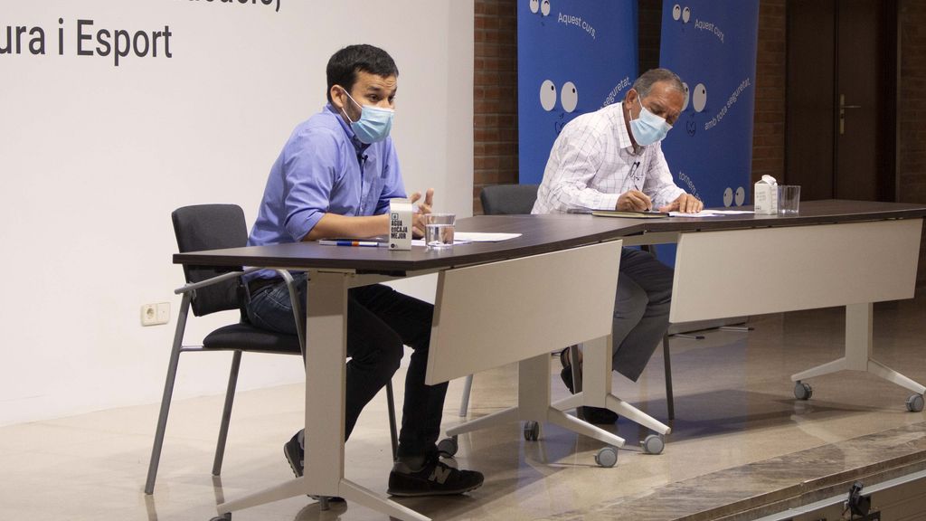 Vicent Marzà y Miquel Soler, junto en un acto de la Conselleria.