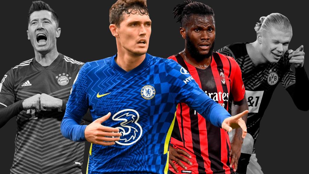 Lewandowski, Christensen, Kessié y Haaland