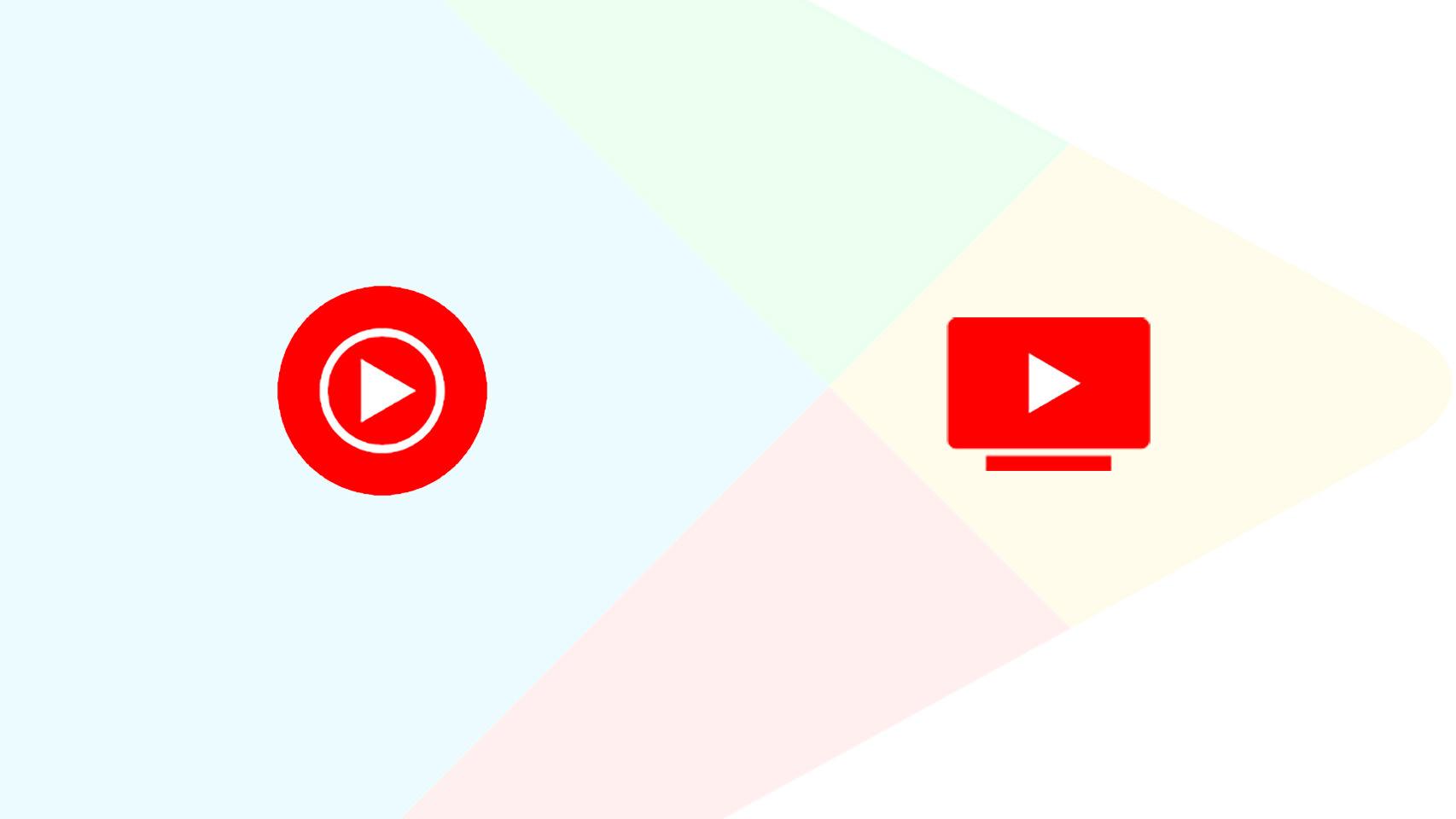 Las betas de YouTube Music y TV ya están disponibles en la Play Store