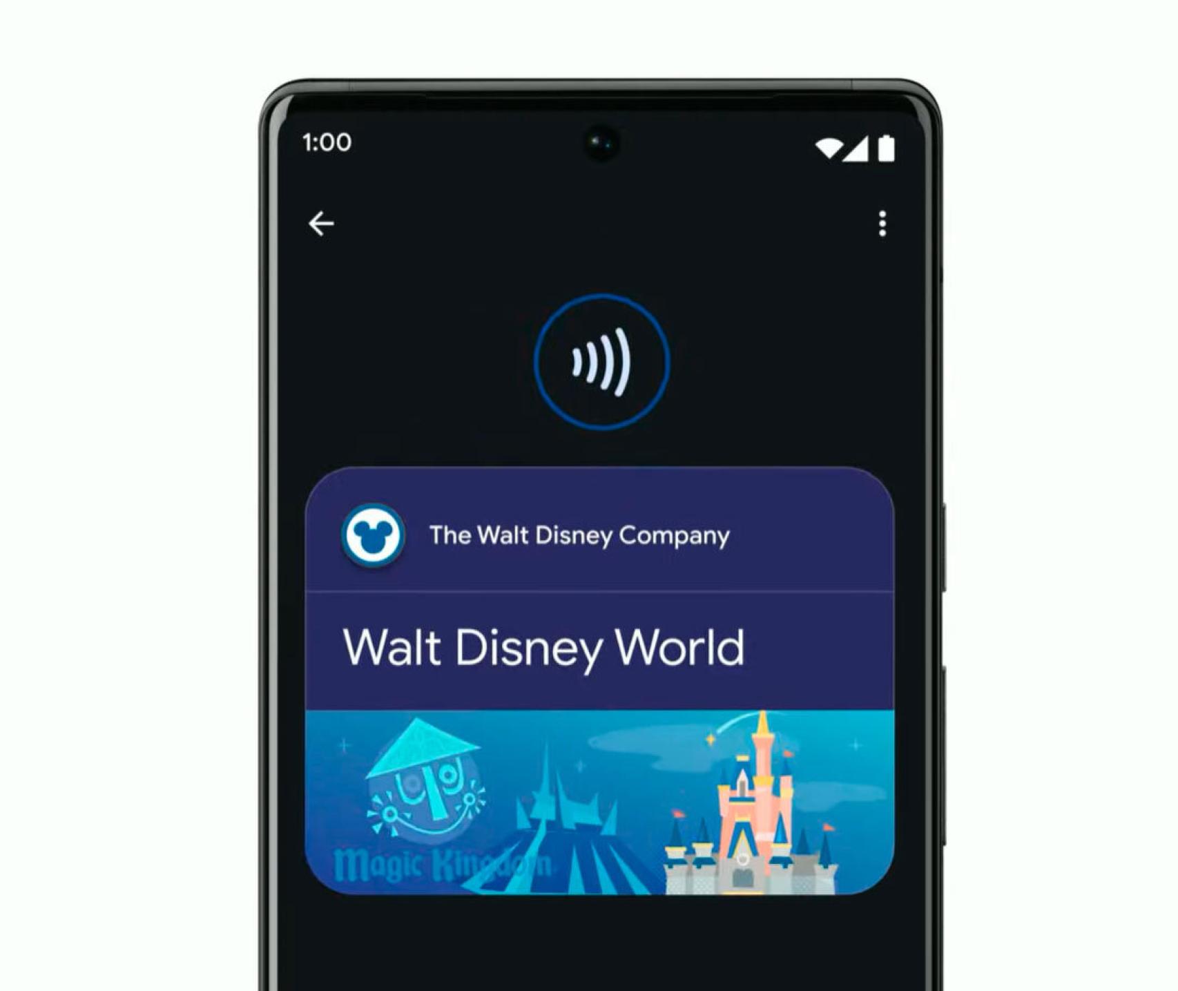 Entrada de espectáculo en Google Wallet