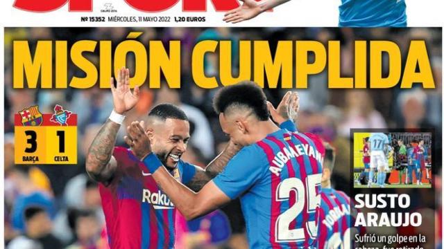 Portada Sport (11/05/22)