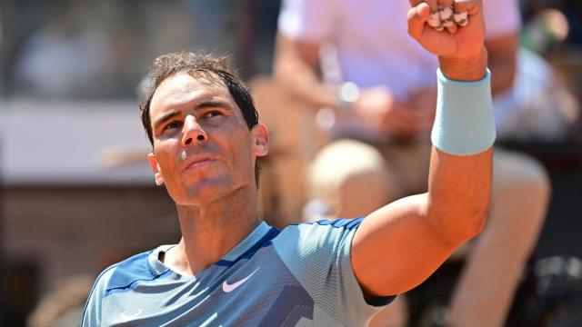 Rafa Nadal, en el Masters 1000 de Roma
