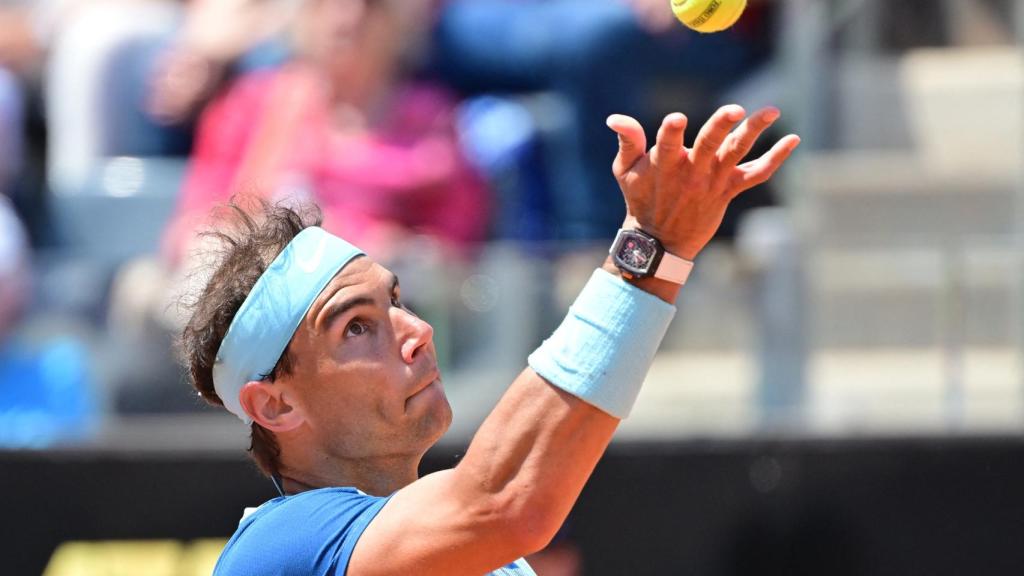 Rafa Nadal, en el Masters 1000 de Roma 2022
