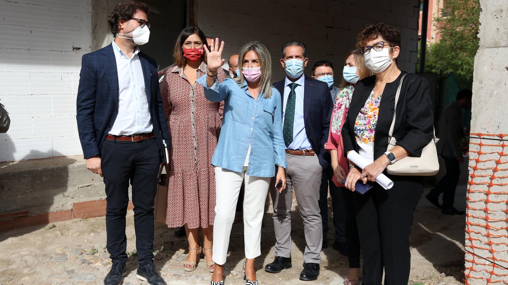 Milagros Tolón durante una visita al Corral de Don Diego en octubre de 2021.