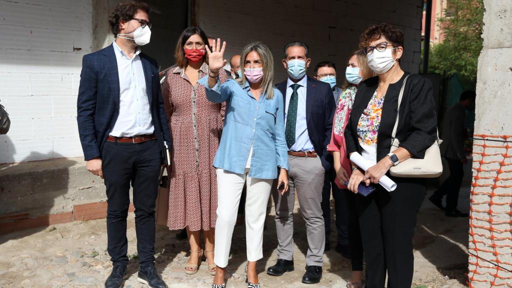 Milagros Tolón durante una visita al Corral de Don Diego en octubre de 2021.