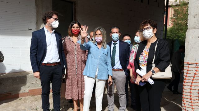 Milagros Tolón durante una visita al Corral de Don Diego en octubre de 2021.